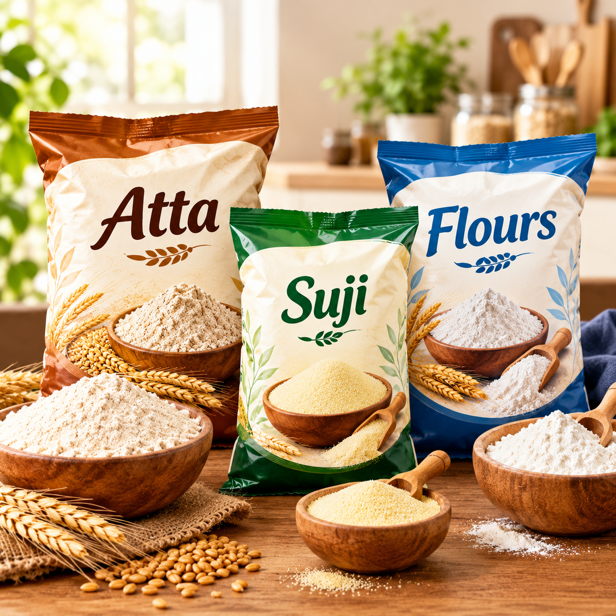 Atta Flour and Suji